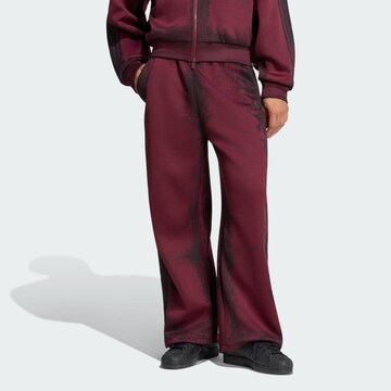 Wide leg Pantaloni 'Adilenium 6' di ADIDAS ORIGINALS in rosso: frontale