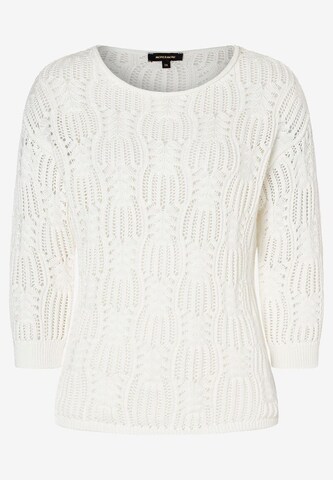 Pull-over MORE & MORE en blanc : devant