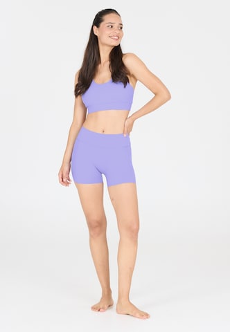 Athlecia Slim fit Leggings in Purple