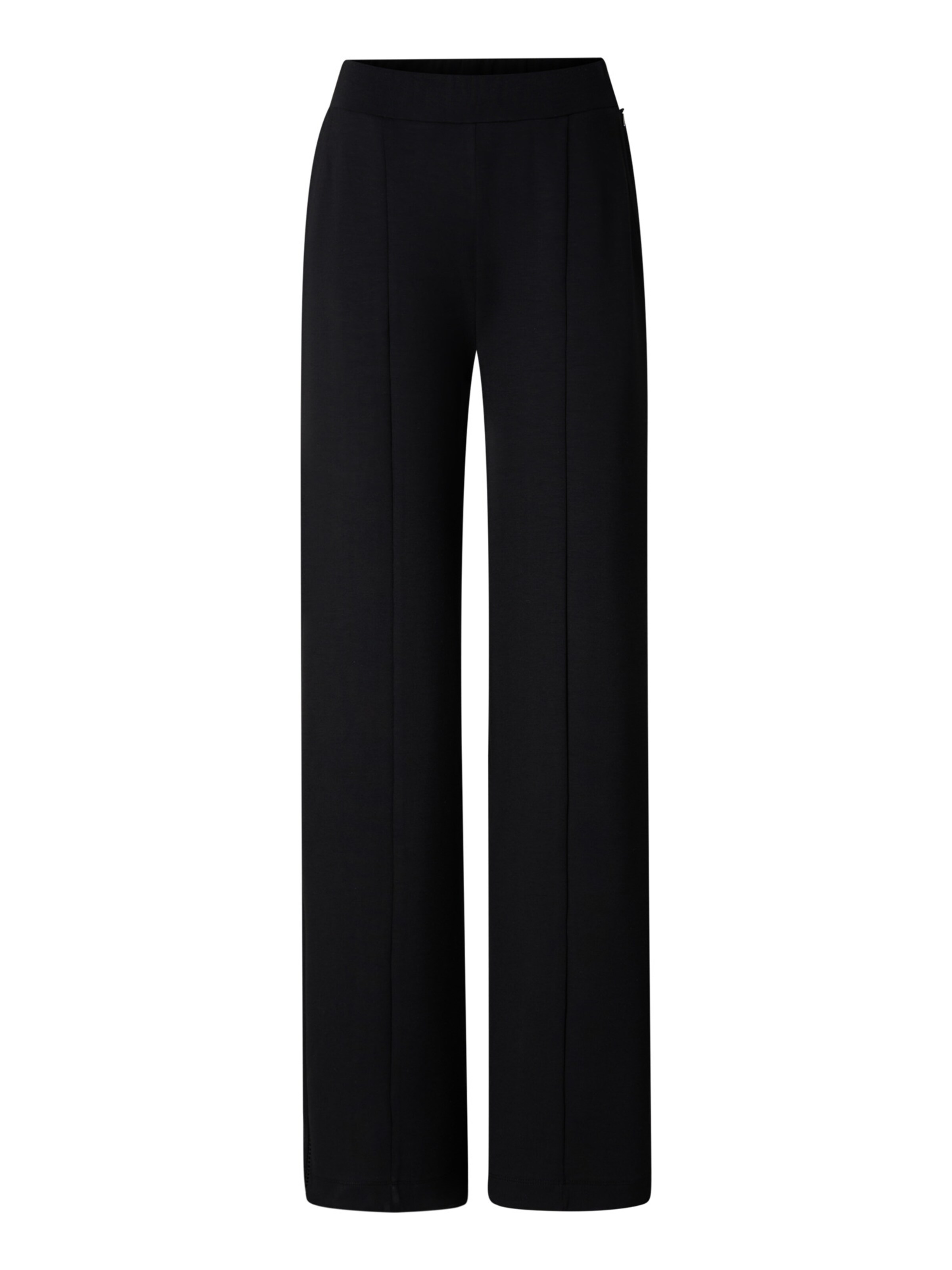 BOGNER Pleat-Front Pants 'Ruby' in Black: front