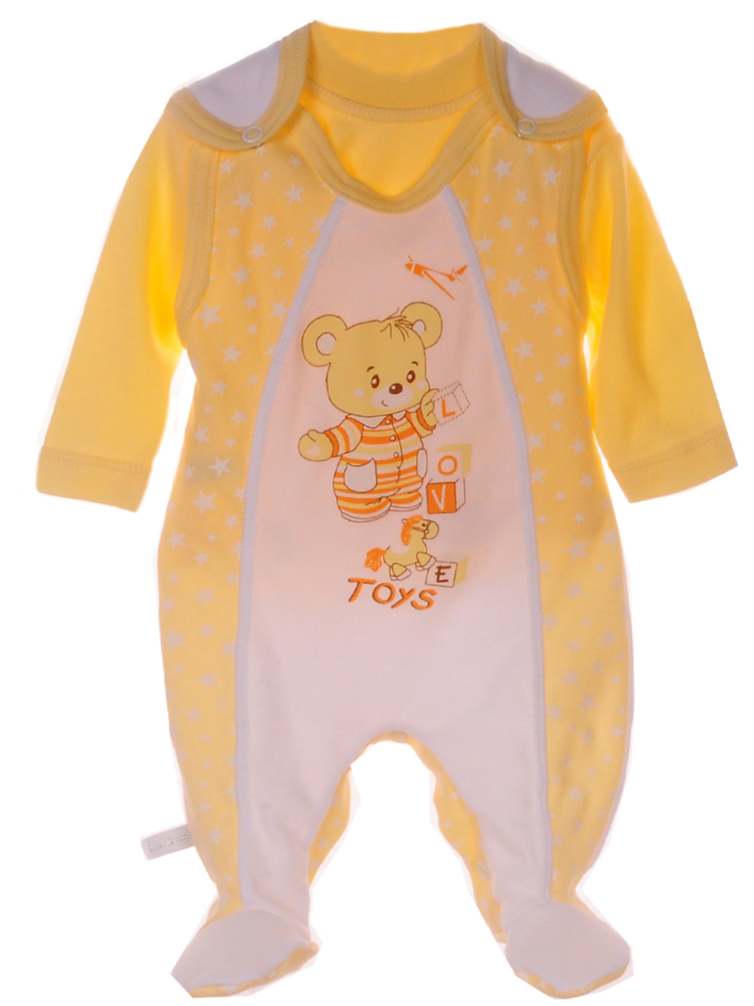 La Bortini Set in Yellow: front