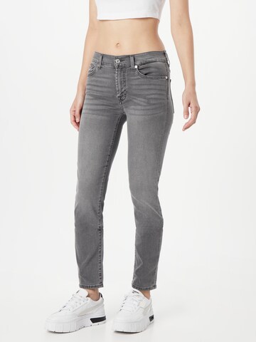 7 for all mankind Regular Jeans 'ROXANNE' in Grijs: voorkant