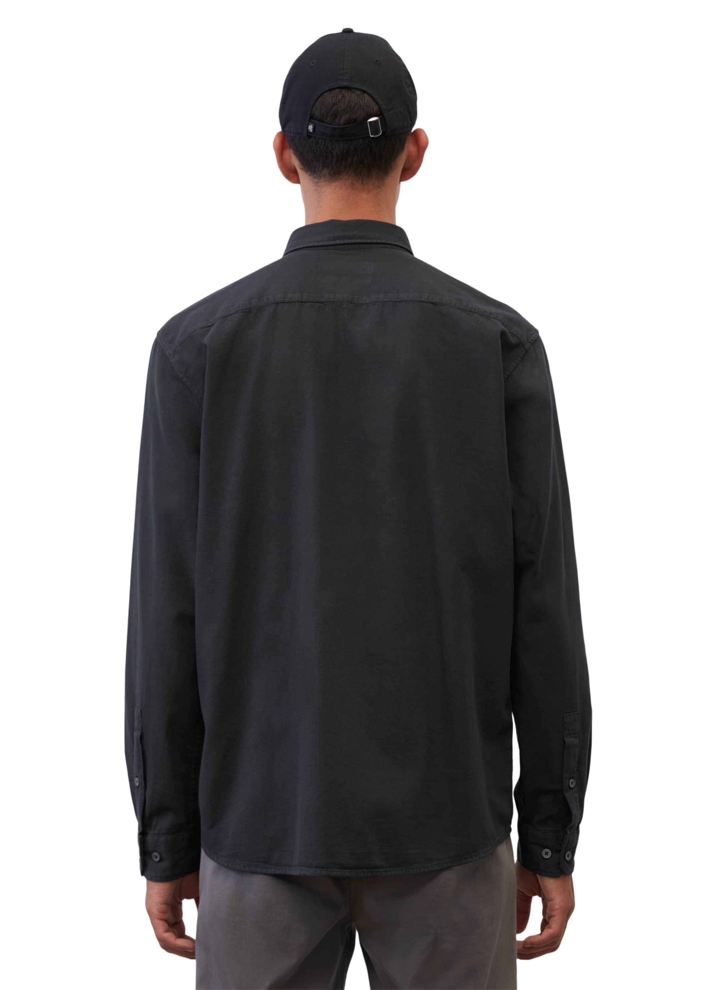 Coupe regular Chemise Marc O'Polo en noir