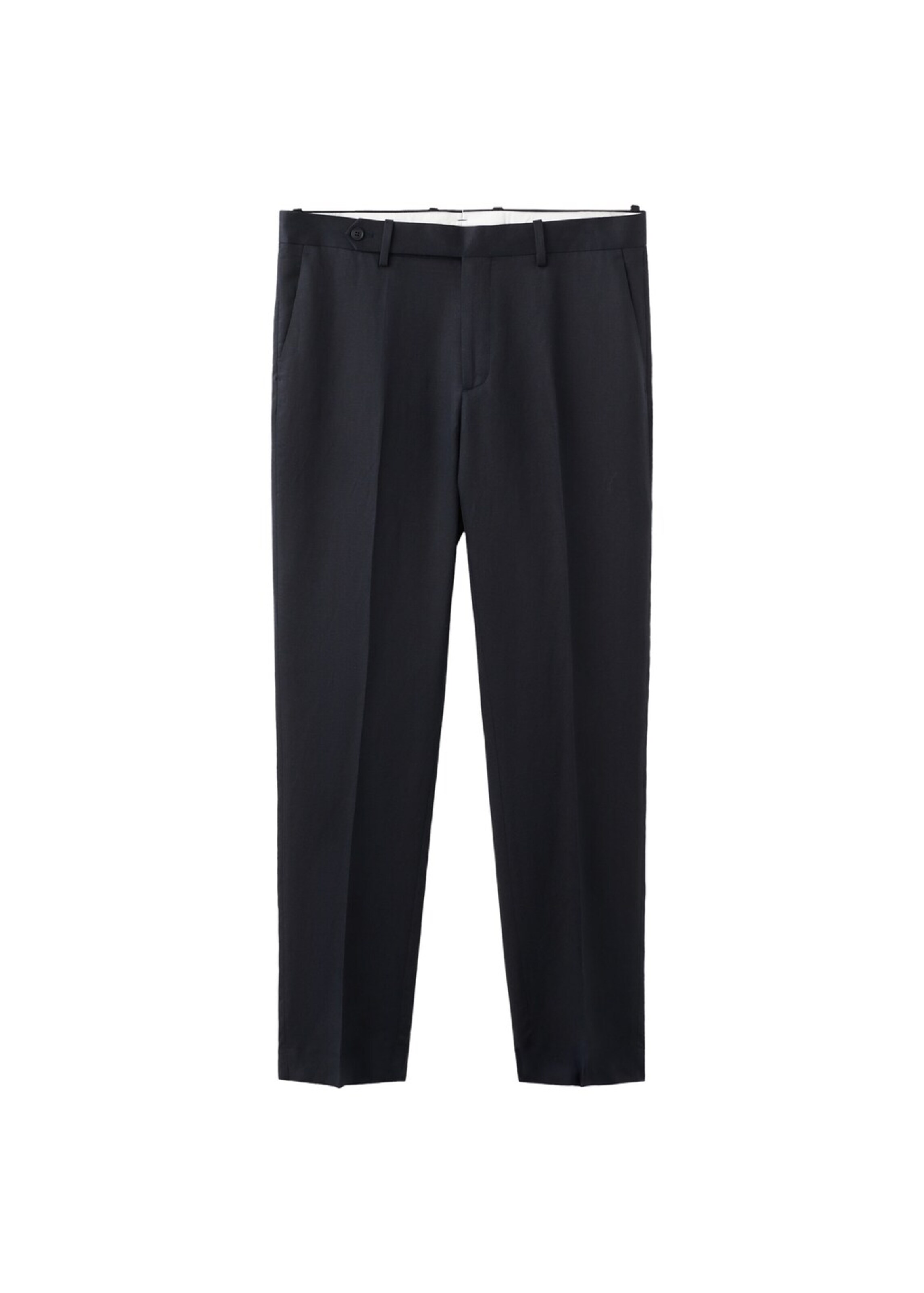 MANGO MAN Pleated Pants 'Gonzalo' in Blue: front