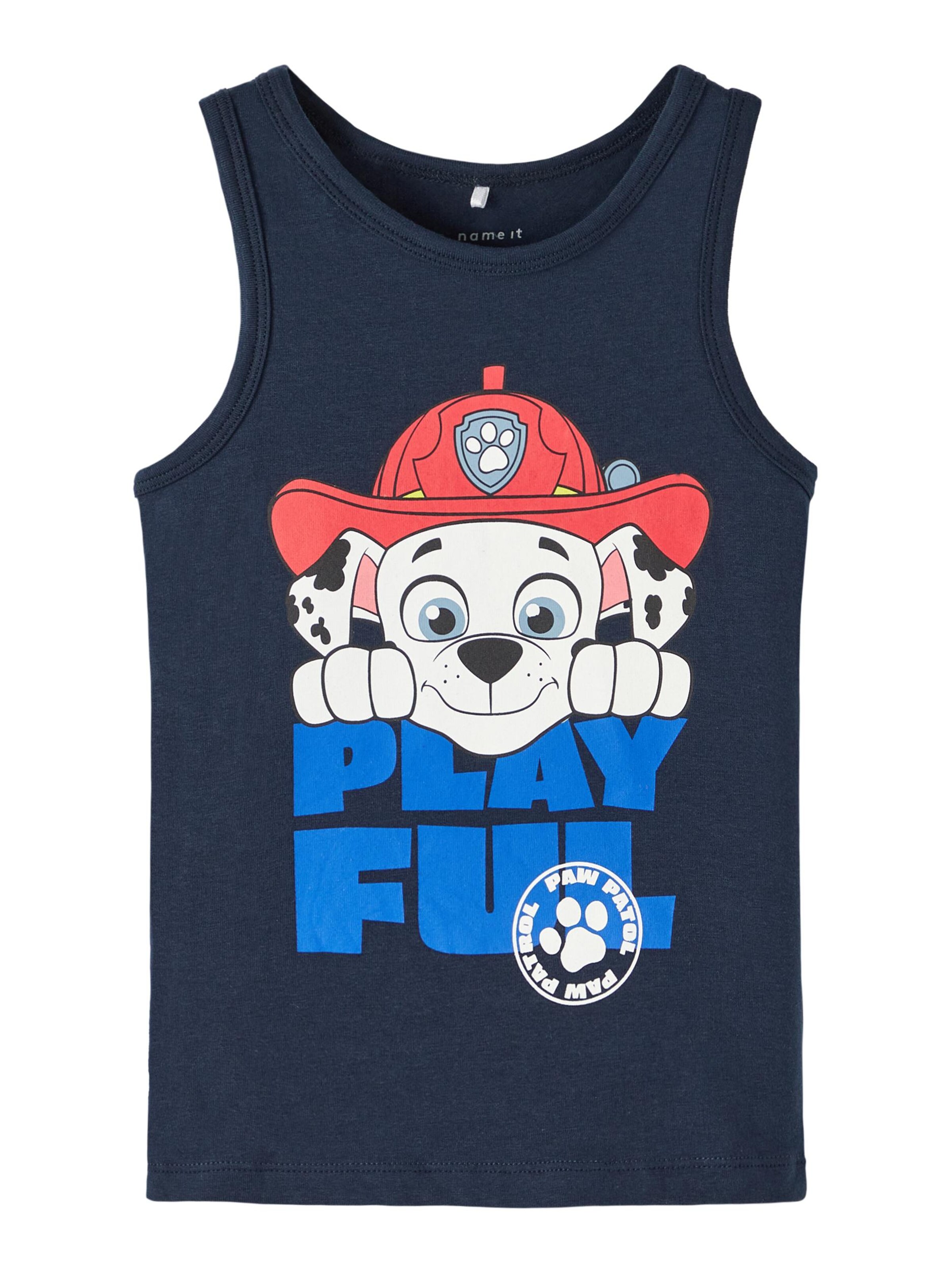 NAME IT Póló 'Jabil' - kék: elől