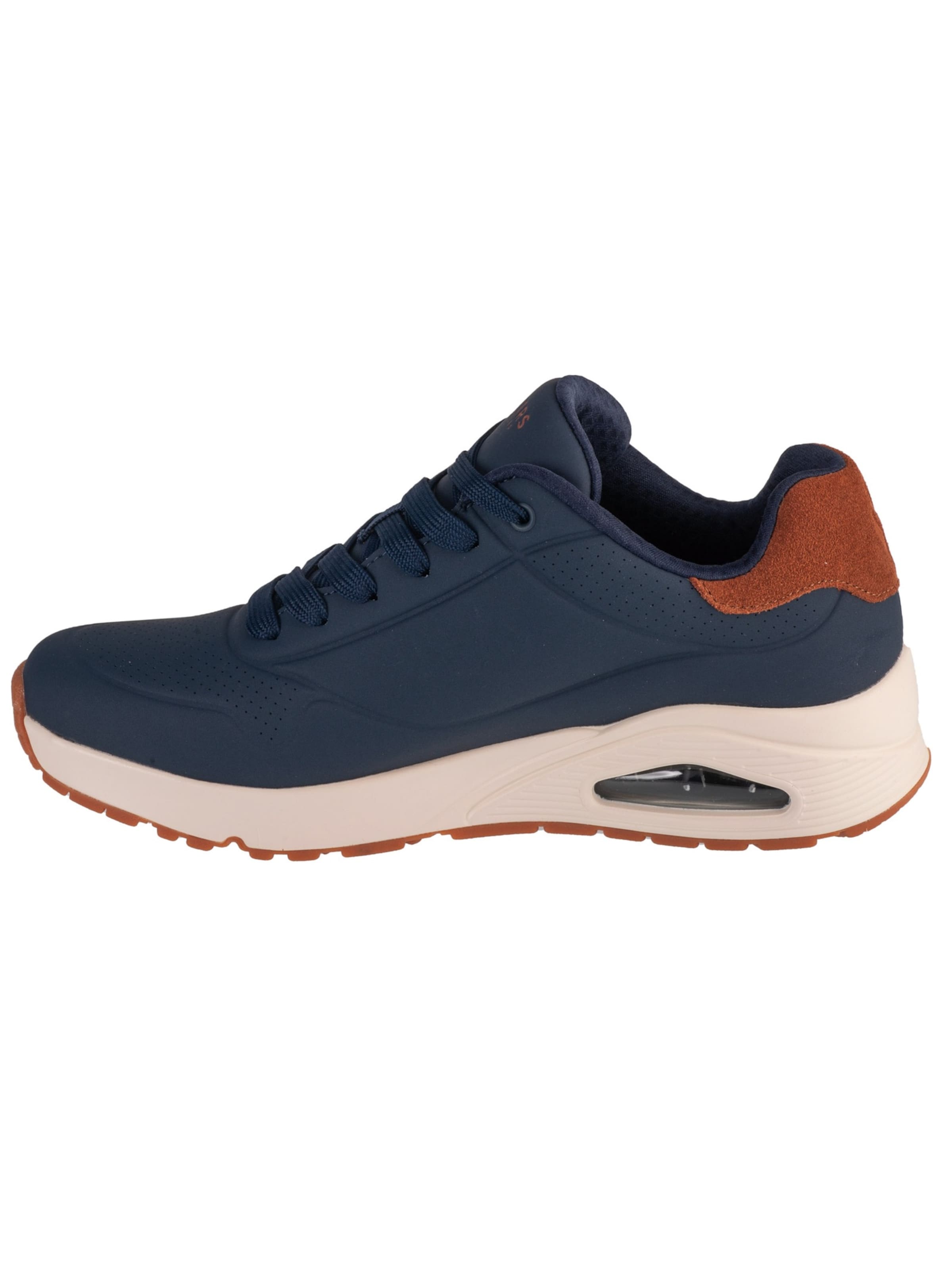 SKECHERS Sneaker low 'Skechers Uno - Suited On Air'‌‌‌‌‌‌‌‌‌ in Blau: Vorderseite