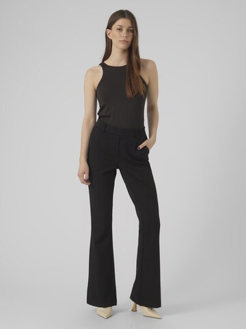 VERO MODA Flared Bukser i sort