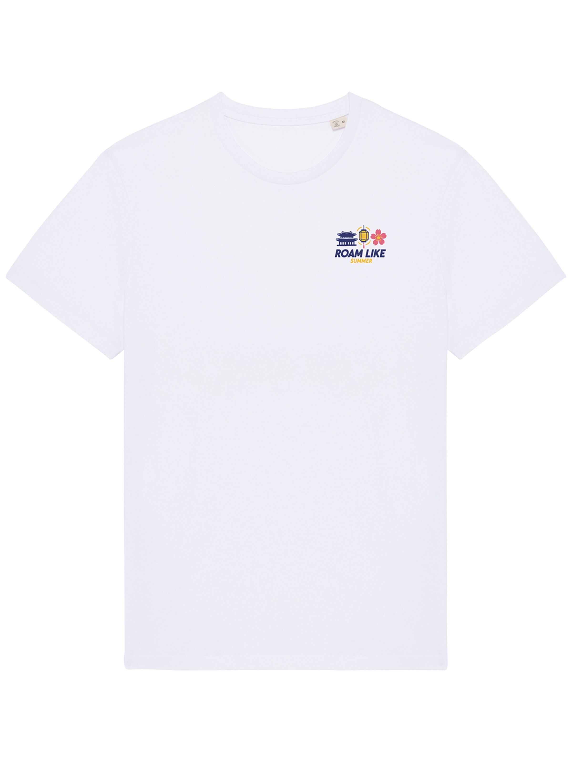 RoamLikeSummer Shirt 'Muay Thai Fighters' in Weiß: Vorderseite