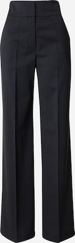 HUGO Red Wide leg Pleated Pants 'Himia' in Black: front