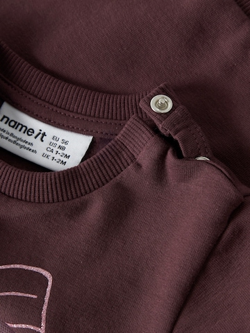 NAME IT - Sweatshirt 'NBFTASALLE' em roxo