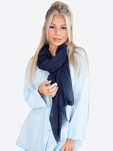 Écharpe 'Isabella' Seasons of April en bleu : devant