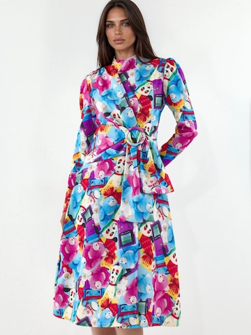 MSN Collection - Vestido em mistura de cores: frente
