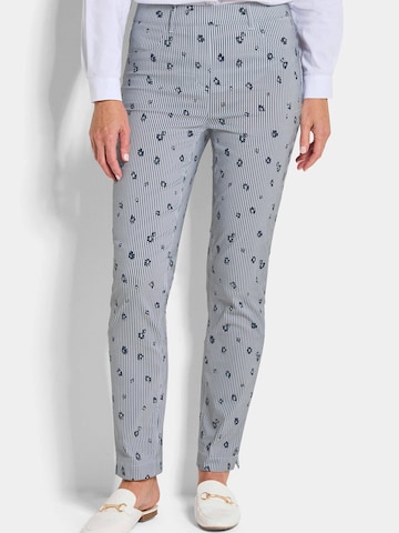 Coupe slim Pantalon Goldner en blanc : devant