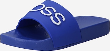 BOSS Kidswear Ranna- ja ujumisjalats, värv sinine: eest vaates