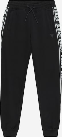 GUESS Tapered Pants 'ACTIVE' in Black: front