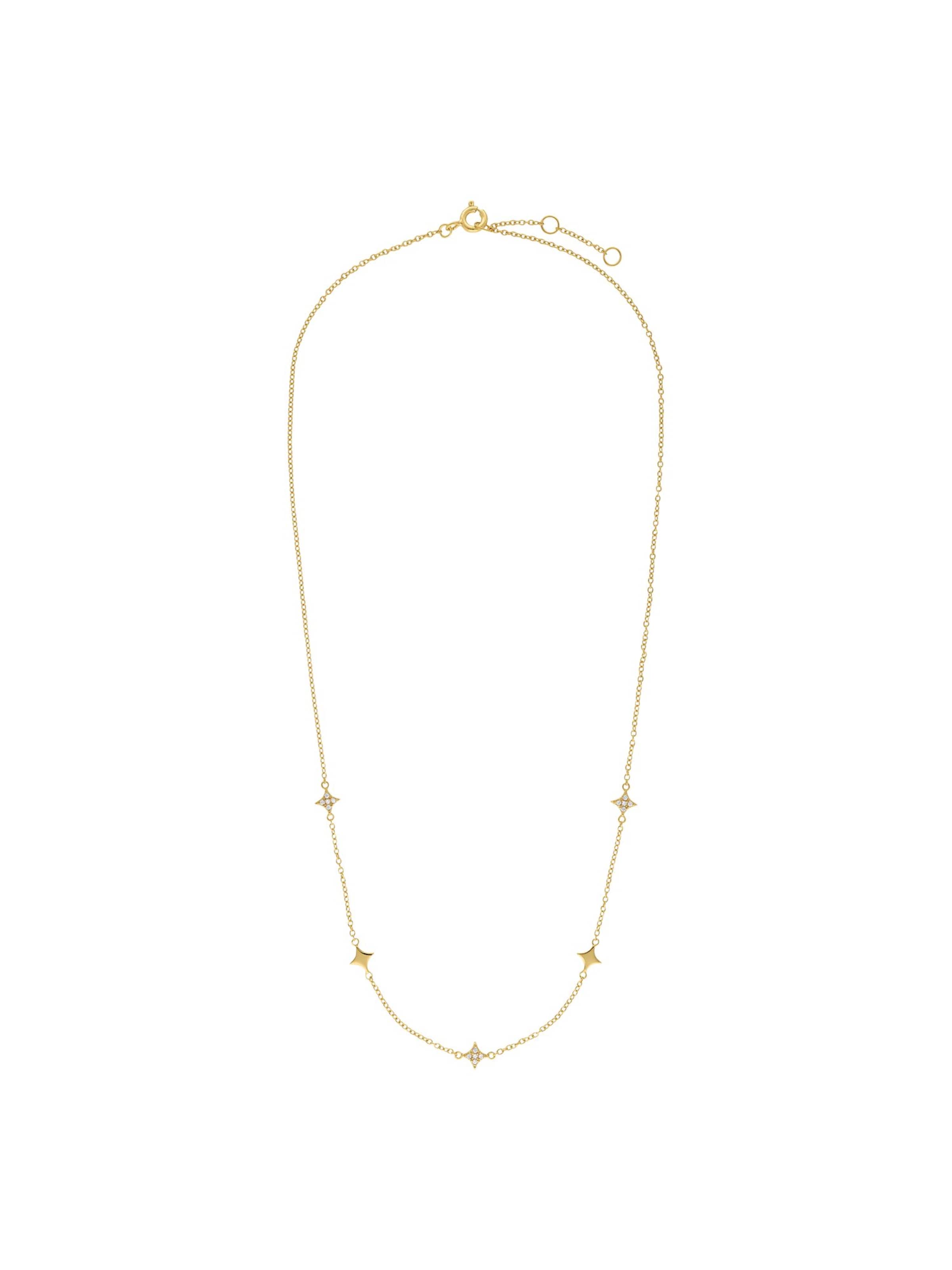 Lucardi Ketting 'Klassisch' in Goud: voorkant