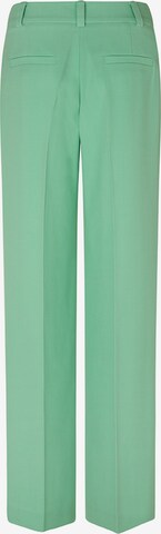 modström Wide leg Pleated Pants 'AnkerMD' in Green