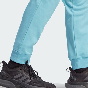 Effilé Pantalon de sport 'Essentials' ADIDAS SPORTSWEAR en bleu