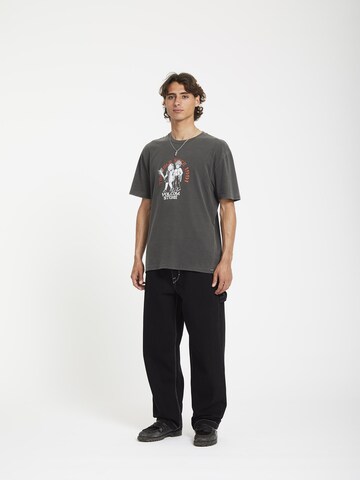 T-Shirt 'TROUBLE COUPLE' Volcom en gris
