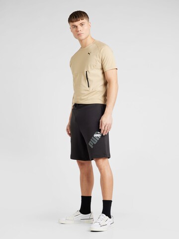 PUMA - regular Pantalón deportivo 'Power' en negro