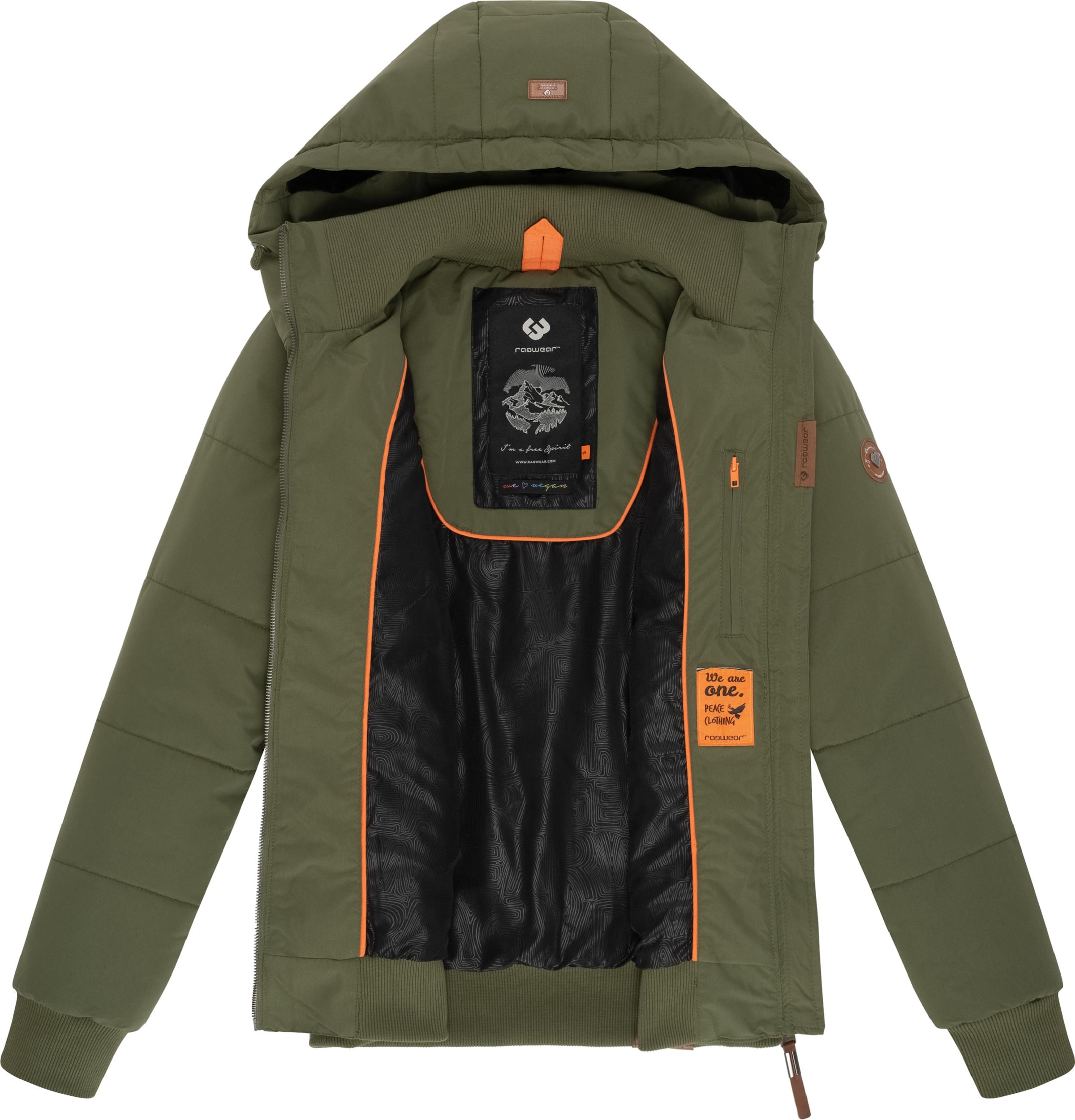 Ragwear Funkčná bunda 'Nuggys' - Zelená