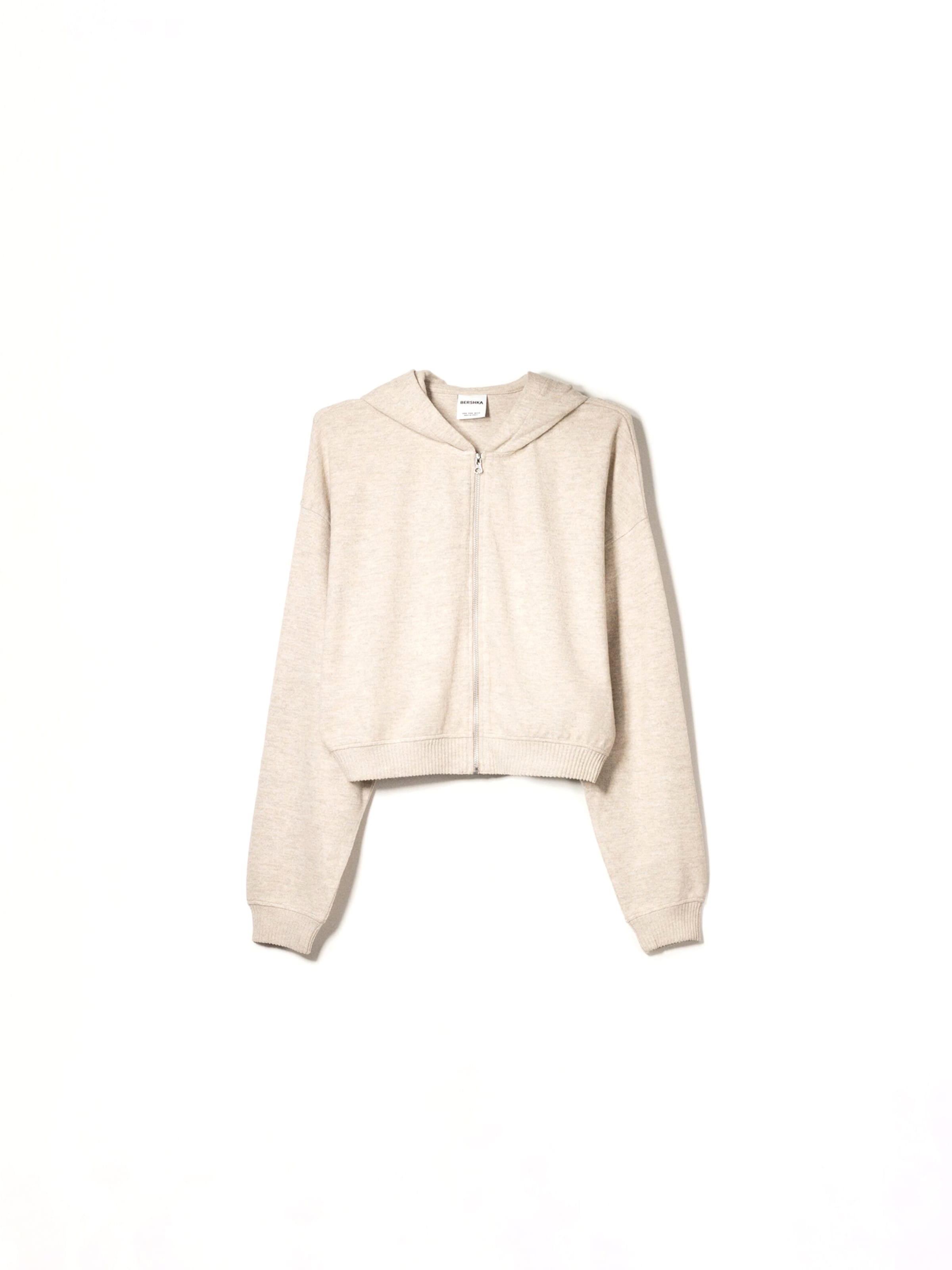 Giacca di felpa di Bershka in rosa: frontale