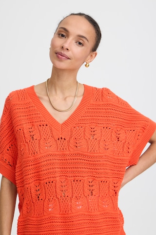 Pull-over 'NERO' b.young en orange