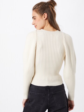 Gina Tricot Sweter 'Camille' w kolorze biały