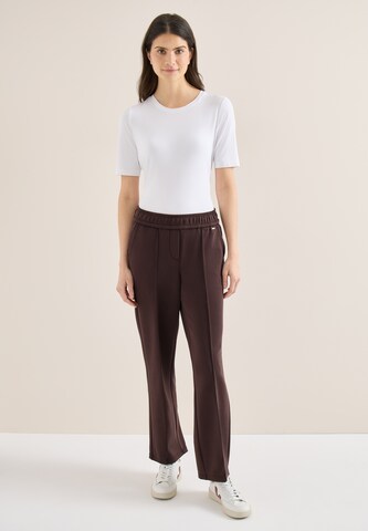 CECIL Loose fit Pants 'Neele' in Brown: front