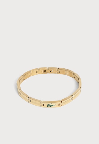 LACOSTE Armbånd 'Stencil' i guld: forside