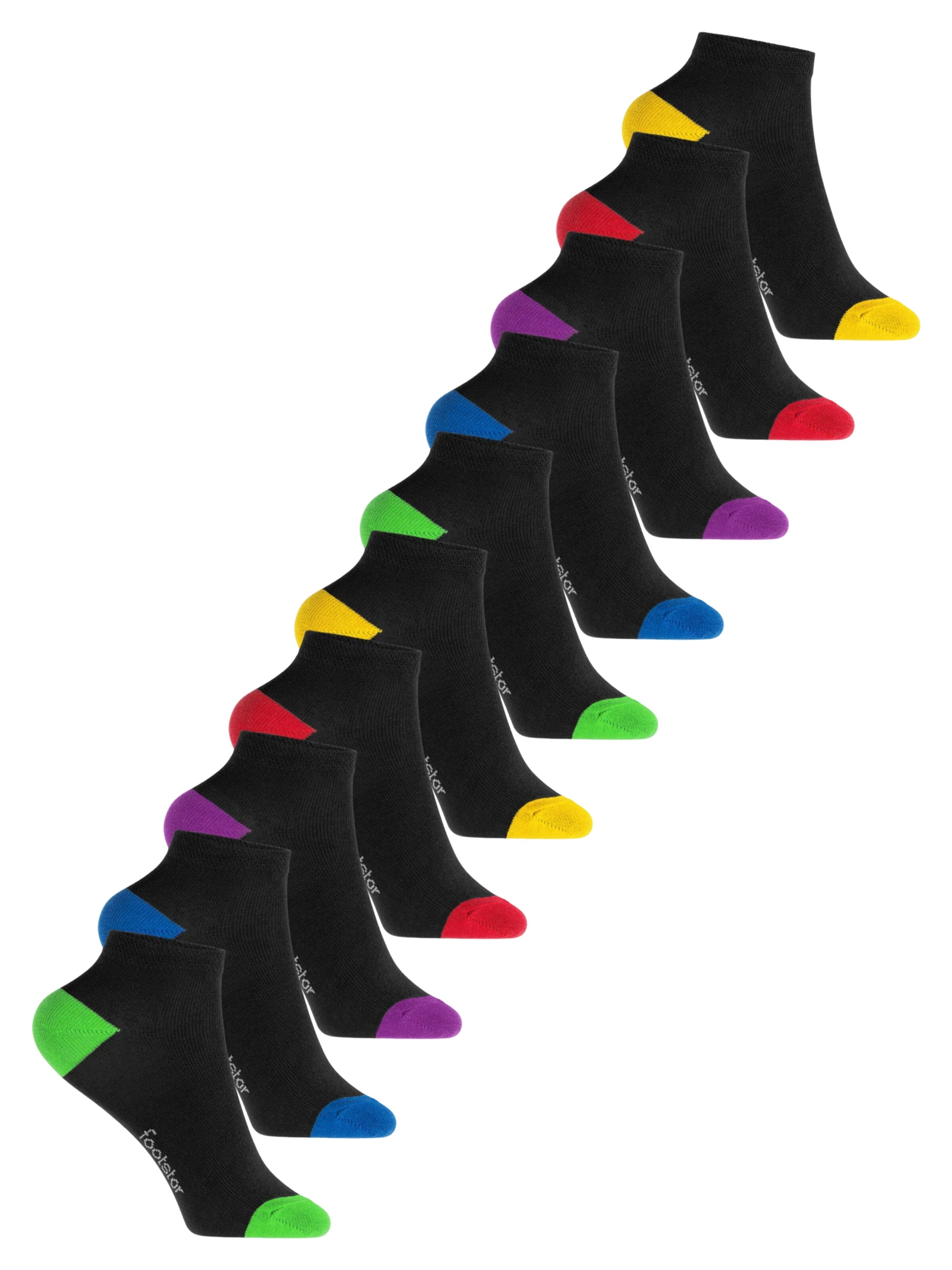 footstar Socks 'Color Pop' in Mixed colors: front
