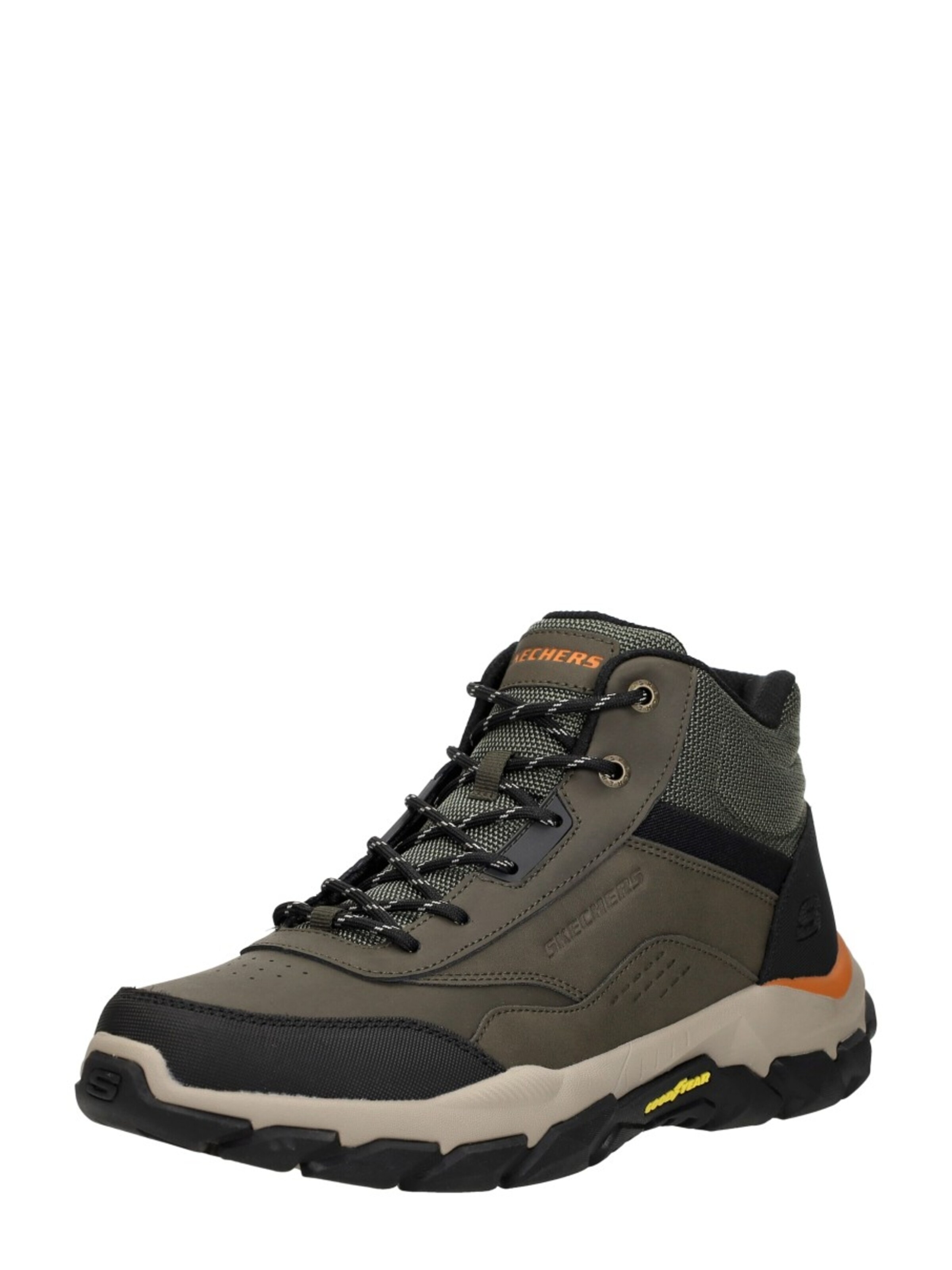 SKECHERS Lace-up boot 'Santoro - Hopkins' in Green: front