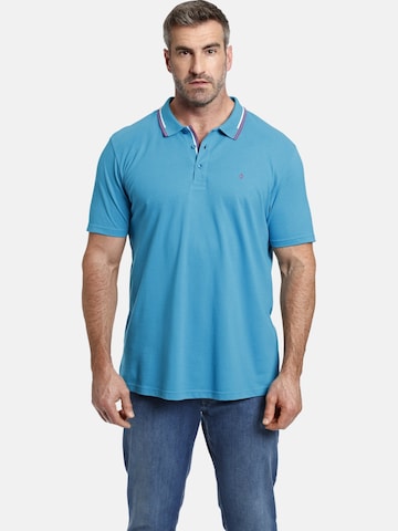 Charles Colby Shirt 'Earl Kayso' in Blauw: voorkant