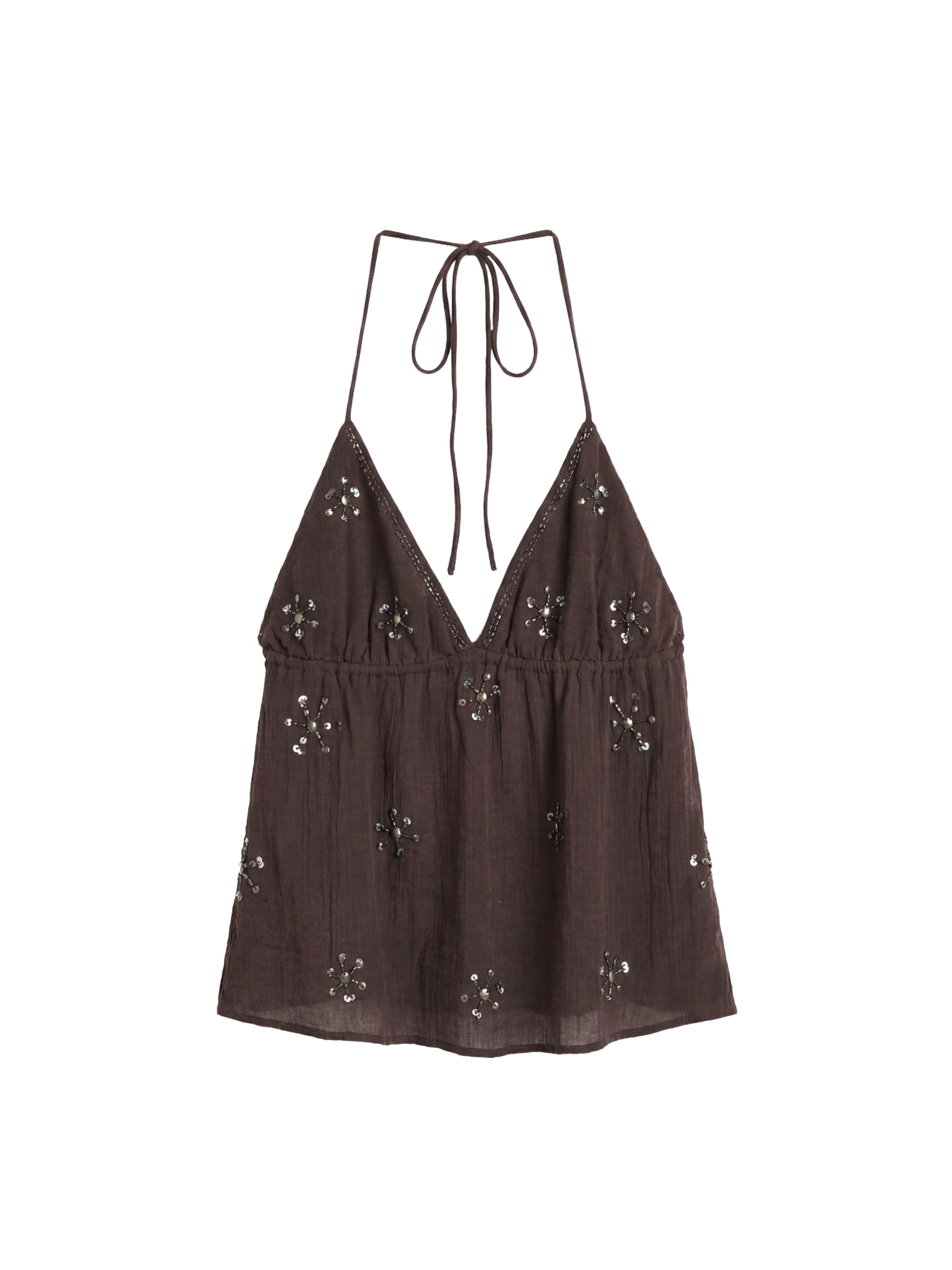 Pull&Bear Top in Braun: Vorderseite