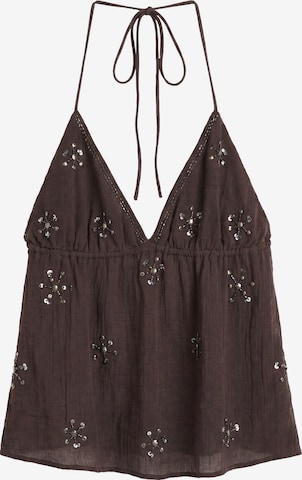 Pull&Bear Top in Braun: Vorderseite