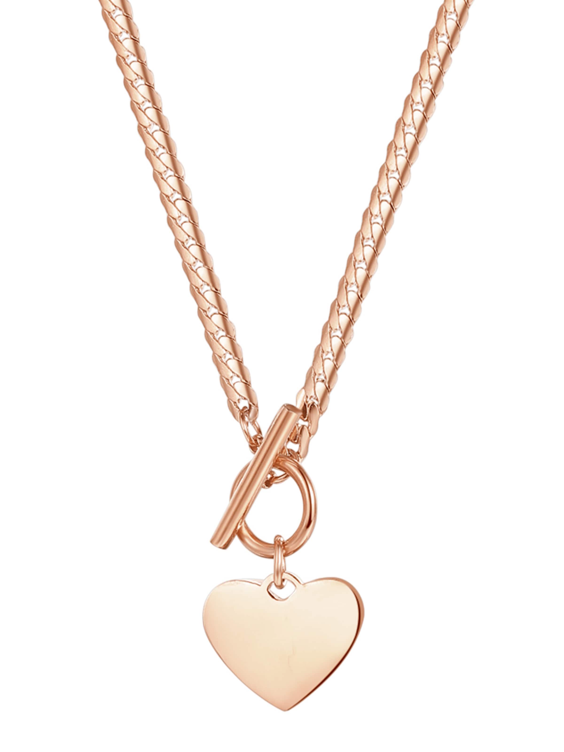 Hey Happiness Necklace 'Romance' in Gold: front