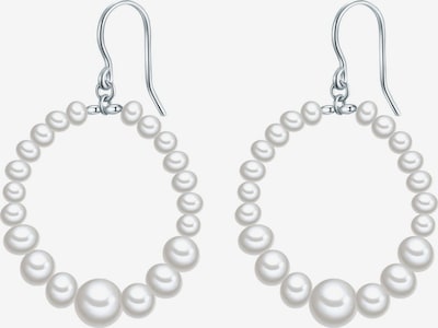 Valero Pearls Ohrringe in silber / weiß, Produktansicht