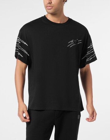 Plein Sport - Camiseta 'Scratch' en negro