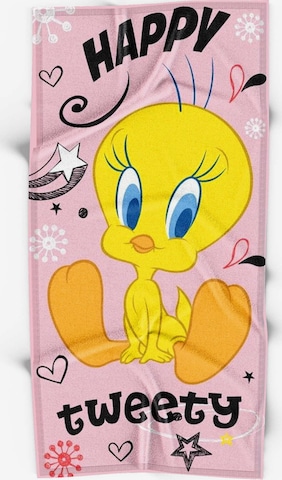 Warner Bros Handtuch in Pink: Vorderseite