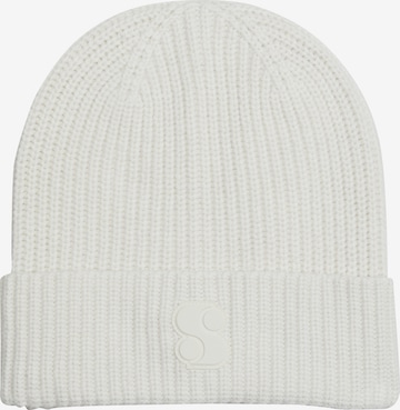 s.Oliver Beanie in White: front