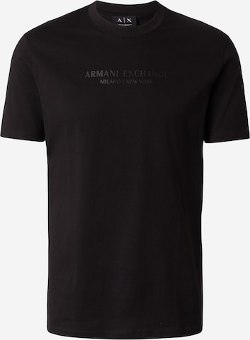 T-Shirt ARMANI EXCHANGE en noir : devant