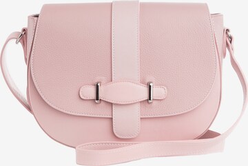 Cassandra Shoulder Bag in Pink: front