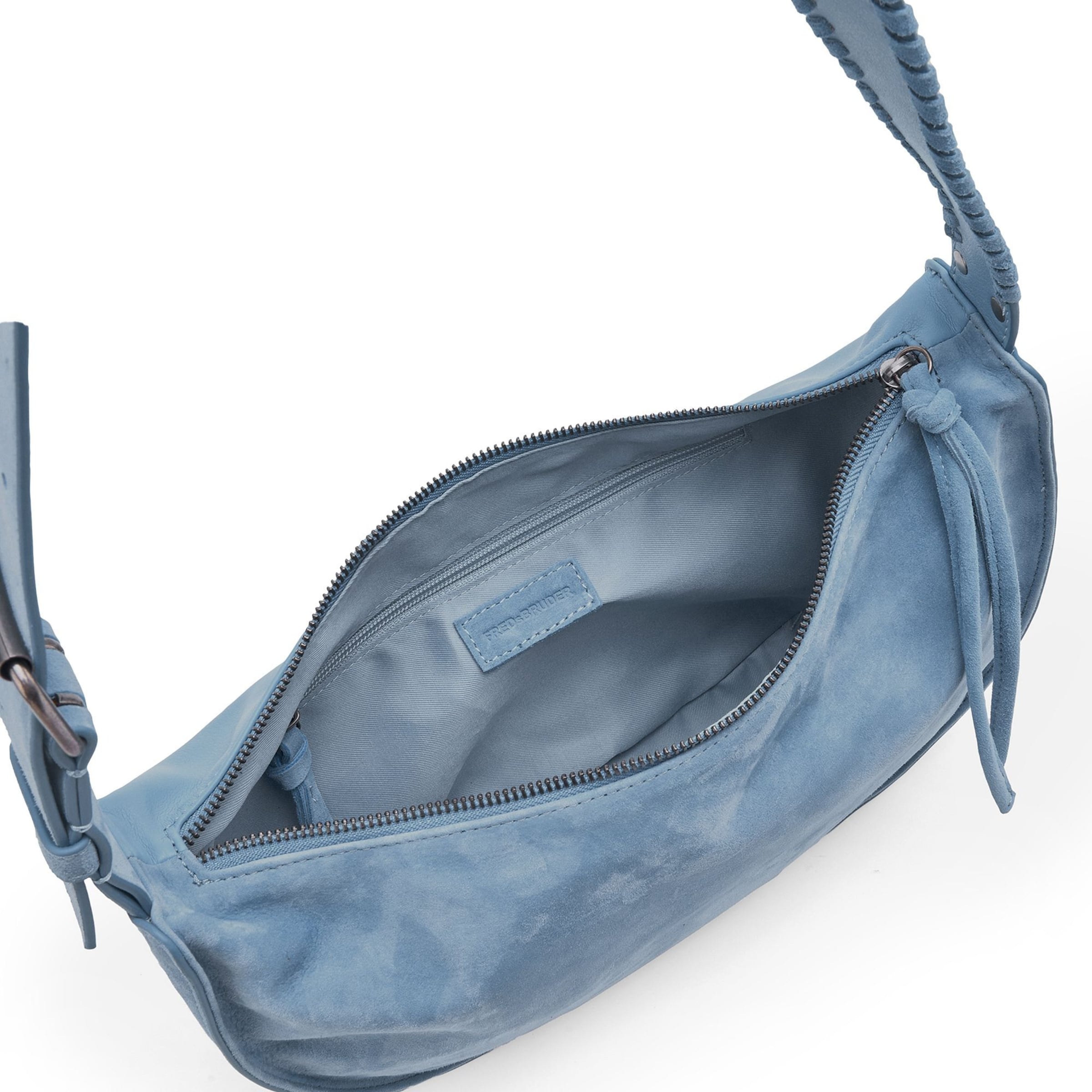 FREDsBRUDER Schoudertas 'Whipstitch Soul' in Blauw