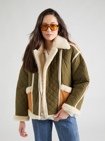 Vanessa Bruno Winter Jacket 'BOREAL' in Green: front