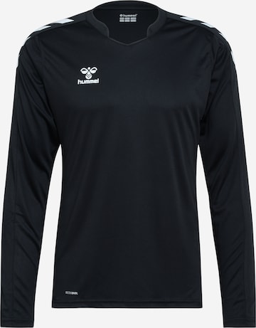 Hummel - Camiseta funcional en negro: frente