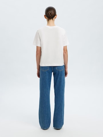 T-shirt SELECTED FEMME en blanc