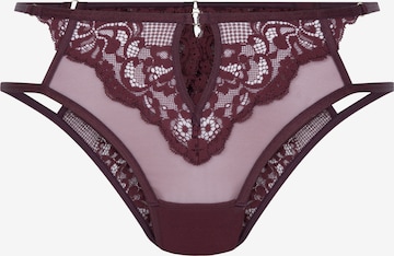 raudona Hunkemöller Kelnaitės paaukštintu liemeniu 'Cinnamon': priekis