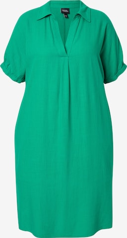 Ulla Popken Kleid in Grün: Vorderseite