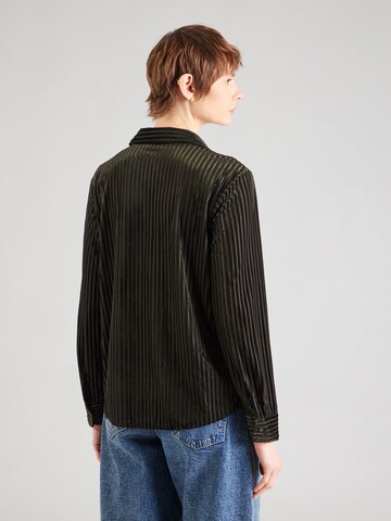 GAP Bluse 'VELVET' in Schwarz