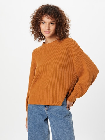 UNITED COLORS OF BENETTON Sweater in Brown: front